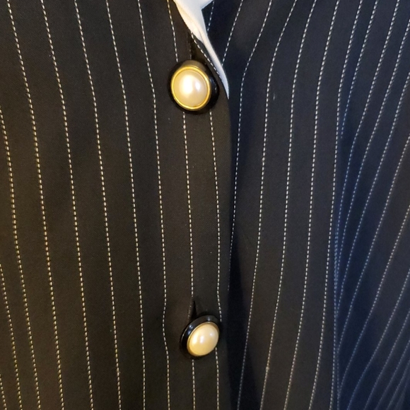 Vintage Robert Too Pinstriped Jacket - Size 18W - Picture 4 of 9